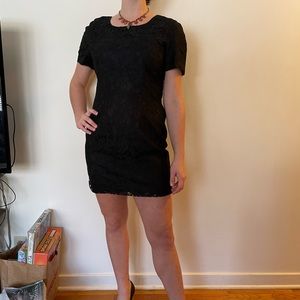 BGB Petite Black Lace Mini Dress Size 10